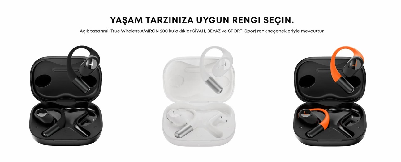 beyerdynamic Amiron 200 White True Wireless Open Ear Kulakiçi